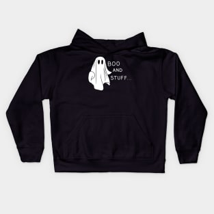 Ghost - Boo and Stuff Kids Hoodie